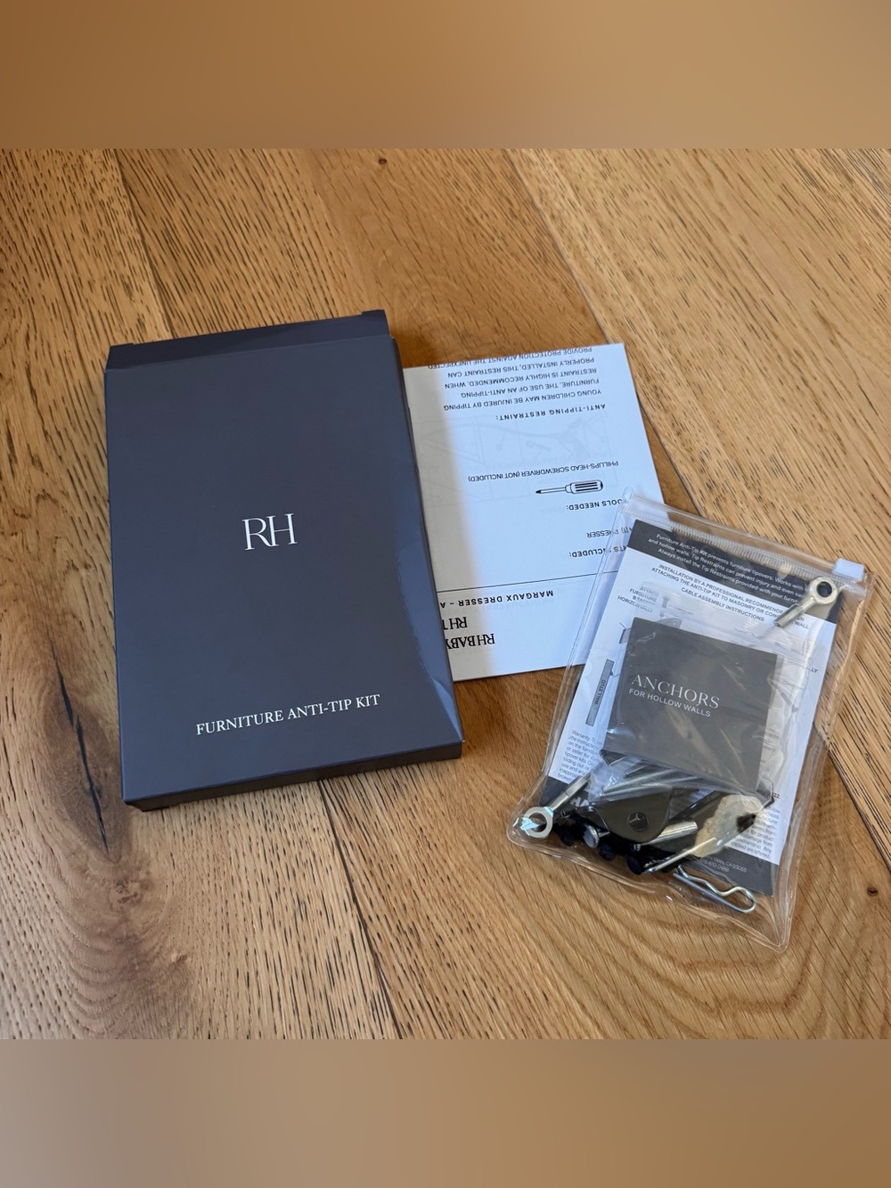 RH Restoration Hardware Furniture Anti-Tip Anti Tip Kit